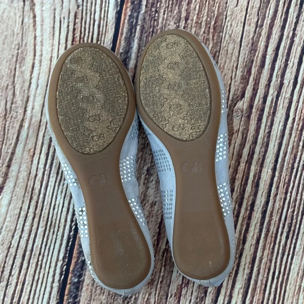 Elegant Gray Girls Flats